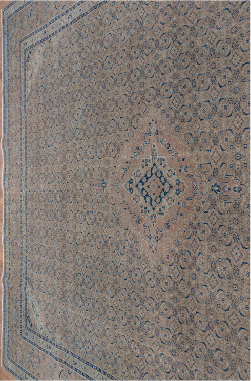 Vintage Tabriz Area Rug (9' x 13')